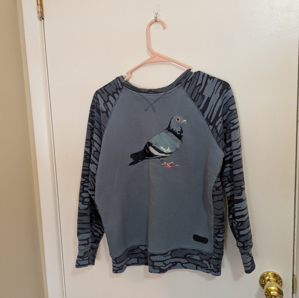 Staple Blue and Gray Camouflage Sweatshirt